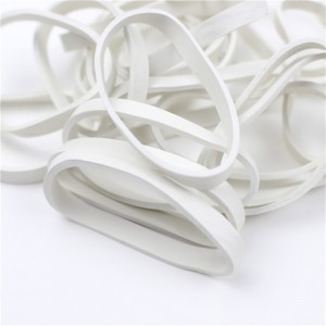 Diamètre personnalisable 38 mm blanc élargi haute élasticité et bande de caoutchouc de résistance au vieillissement pour la culture de bureau et les ventes directes d\'usine d\'éducation
