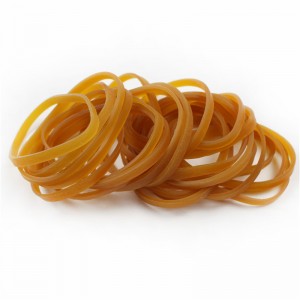 Fabricants bandes de caoutchouc élargies personnalisées jaune transparent industrie de la ténacité à haute élasticité bandes de caoutchouc agricoles