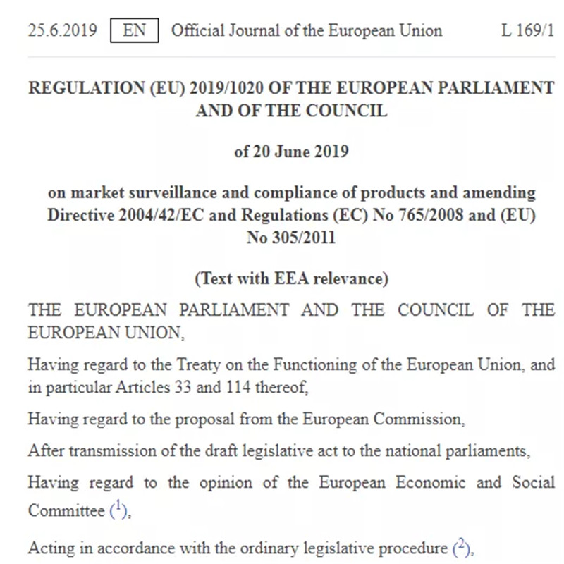 À partir du 16 juillet, les produits CE exportés vers l\'UE seront illégaux s\'ilsne l\'ont pas!